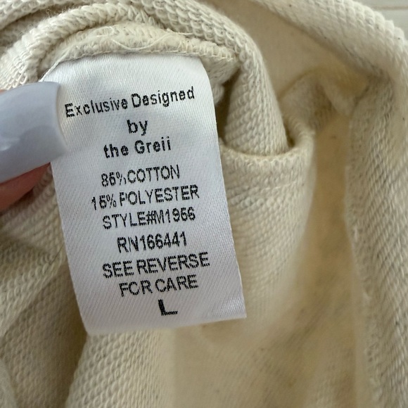 Vici Heather Grey Beach Boho Cotton Romper - Picture 4 of 4